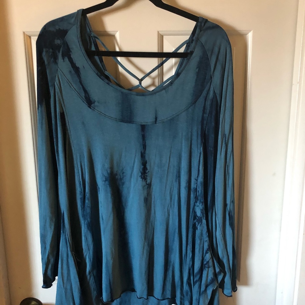 D Studio Long Sleeve Tie-Dyed shirt
